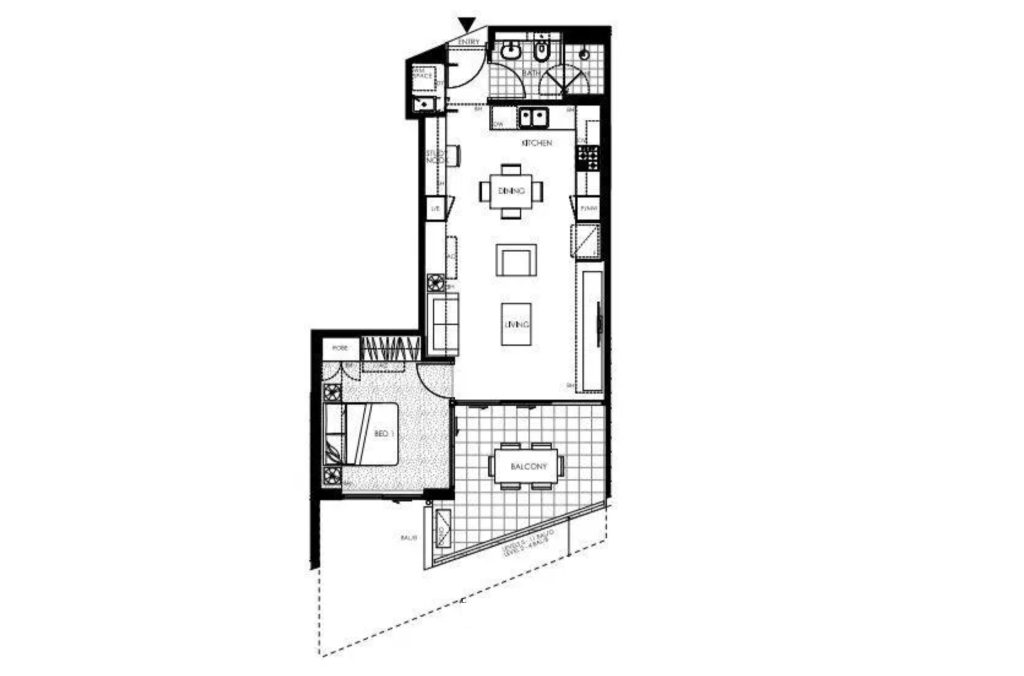 Sapphire apartment floorplan